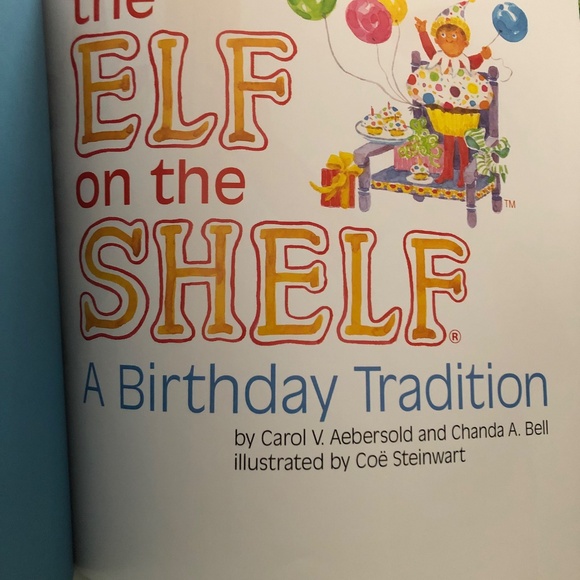 The Elf on the Shelf Birthday Tradition Book Blue Eyed Boy Hardback Book - Picture 4 of 8